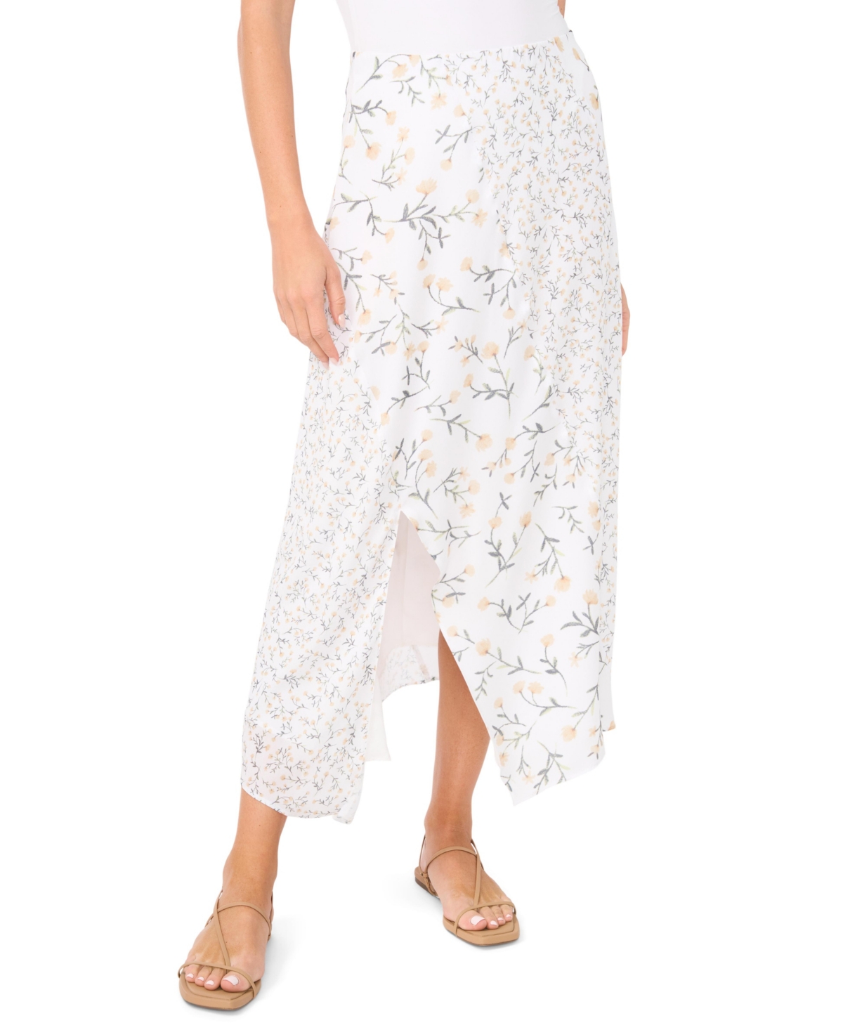 1.state Women’s Combo Asymmetric Maxi Skirt – Pastel Yellow 1.state Women’s Combo Asymmetric Maxi Skirt – Pastel Yellow
