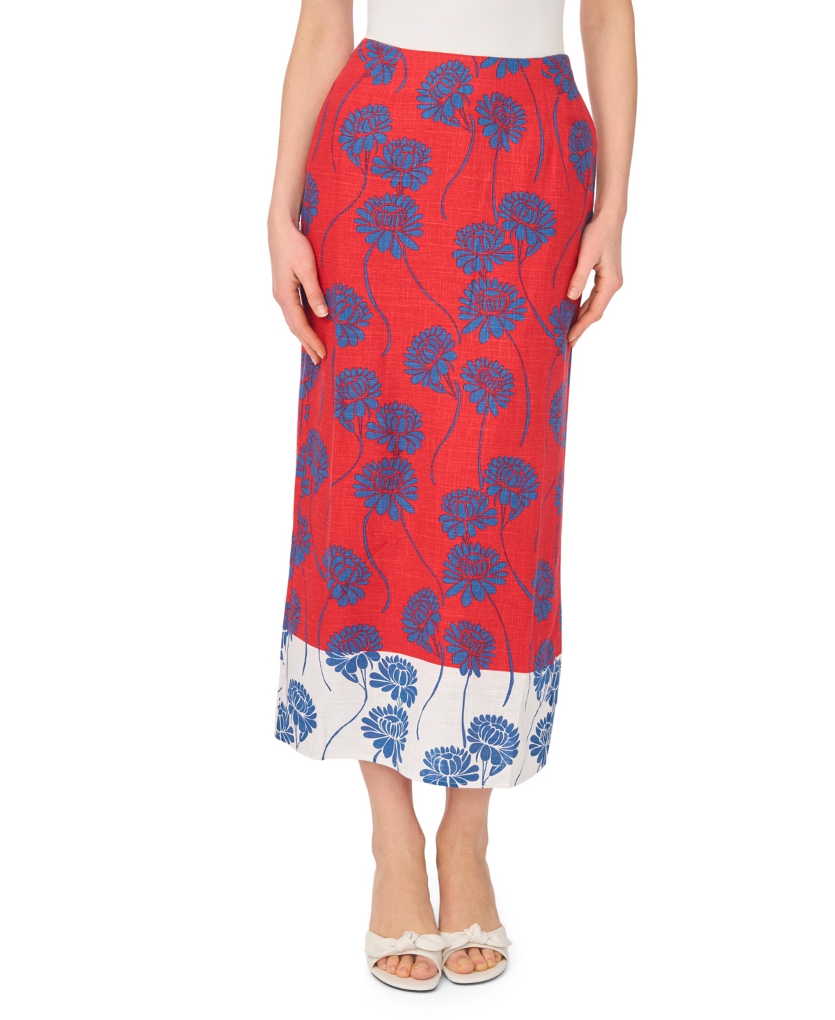 1.state Women’s Printed Skirt – Aura Orange 1.state Women’s Printed Skirt – Aura Orange