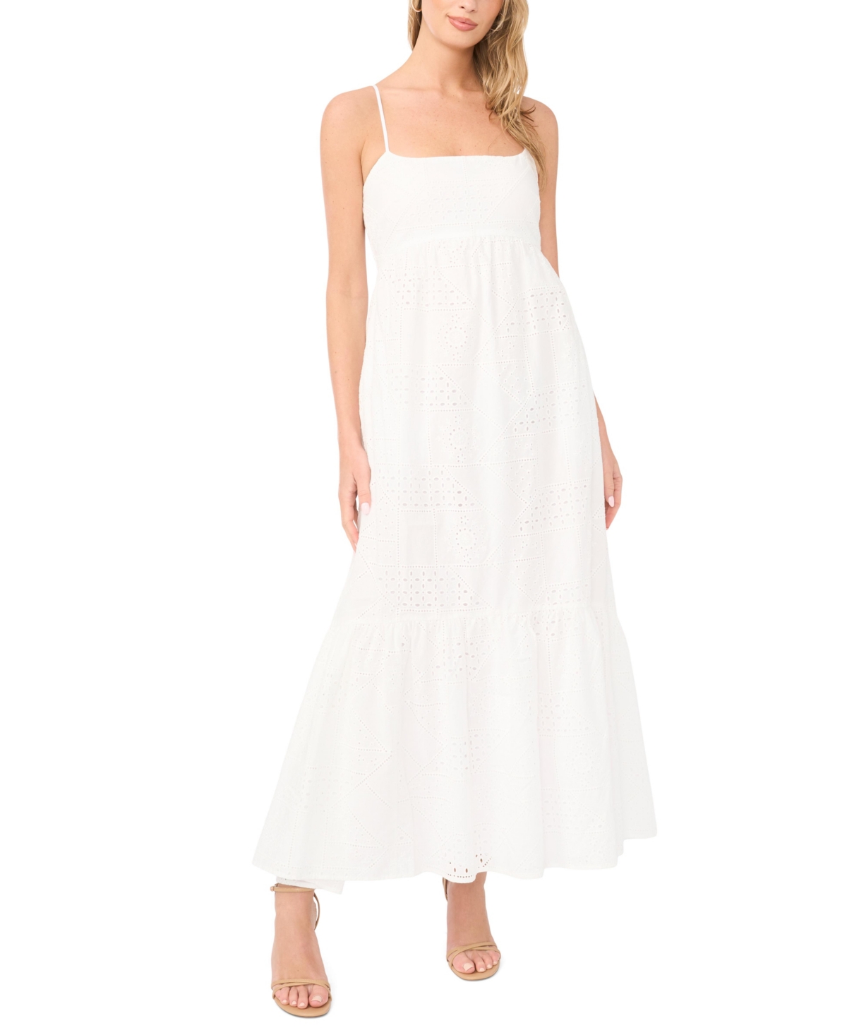 1.state Women’s Square Neck Sweep Maxi Dress – Ultra White 1.state Women’s Square Neck Sweep Maxi Dress – Ultra White