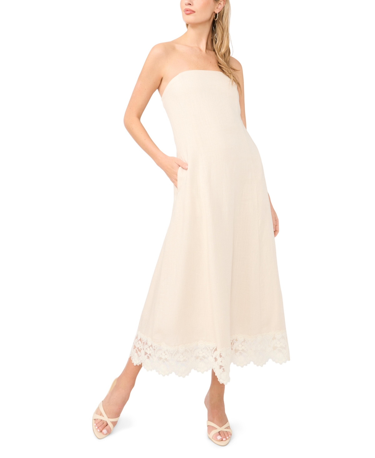 1.state Women’s Strapless Midi Dress – Peppercorn 1.state Women’s Strapless Midi Dress – Peppercorn