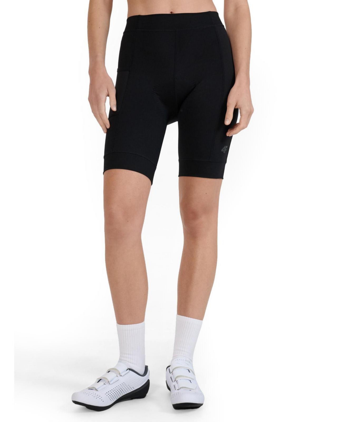 4F Women’s Cycling Biker Leggings With Gel Padding – Deep black 4F Women’s Cycling Biker Leggings With Gel Padding – Deep black