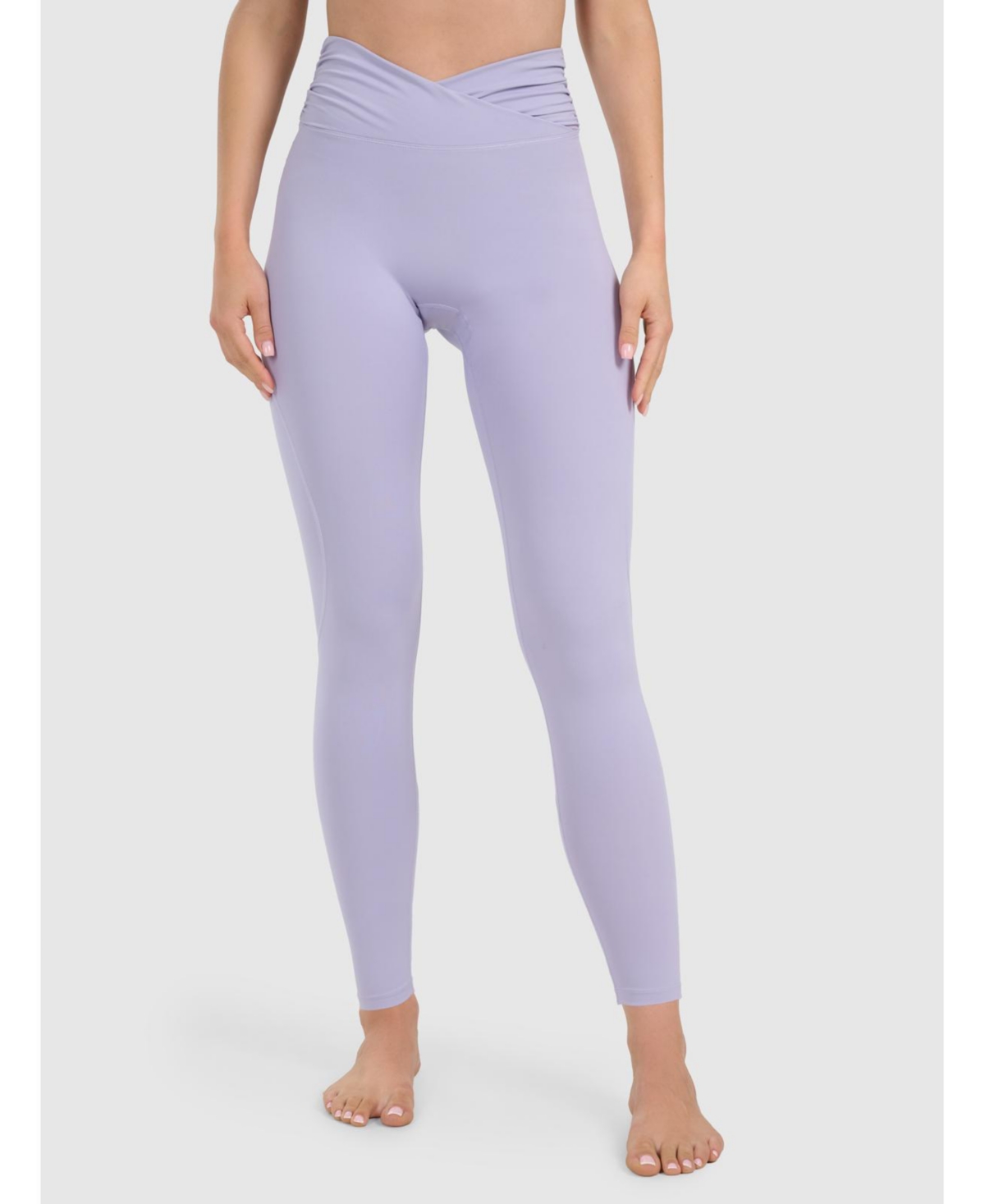 4F Women’s Quick-Drying Leggings For Yoga And Pilates – Violet