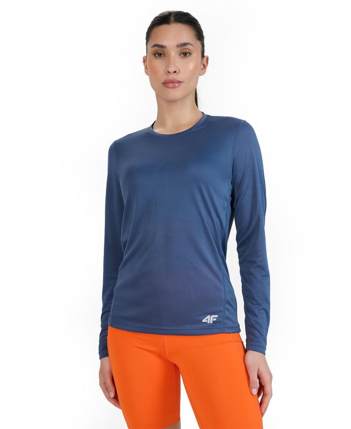 4F Women’s Quick-Drying Running Longsleeve – Denim