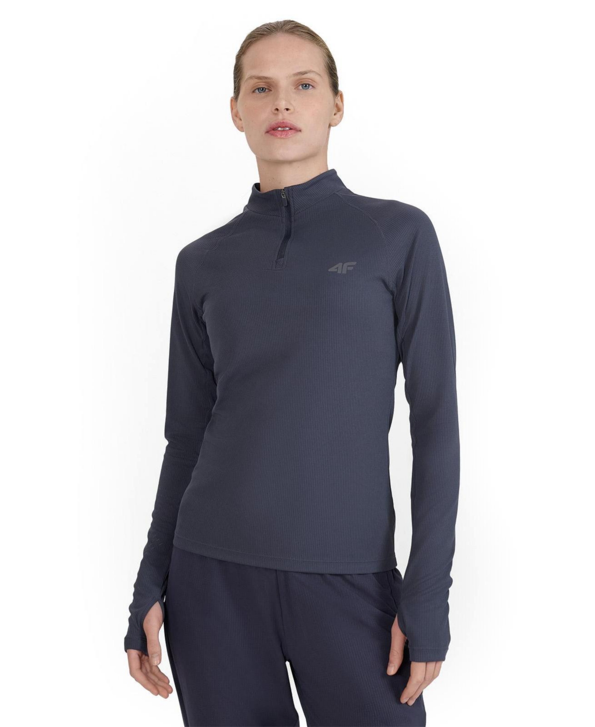 4F Women’s Quick-Drying Trail Running Longsleeve – Anthracite 4F Women’s Quick-Drying Trail Running Longsleeve – Anthracite