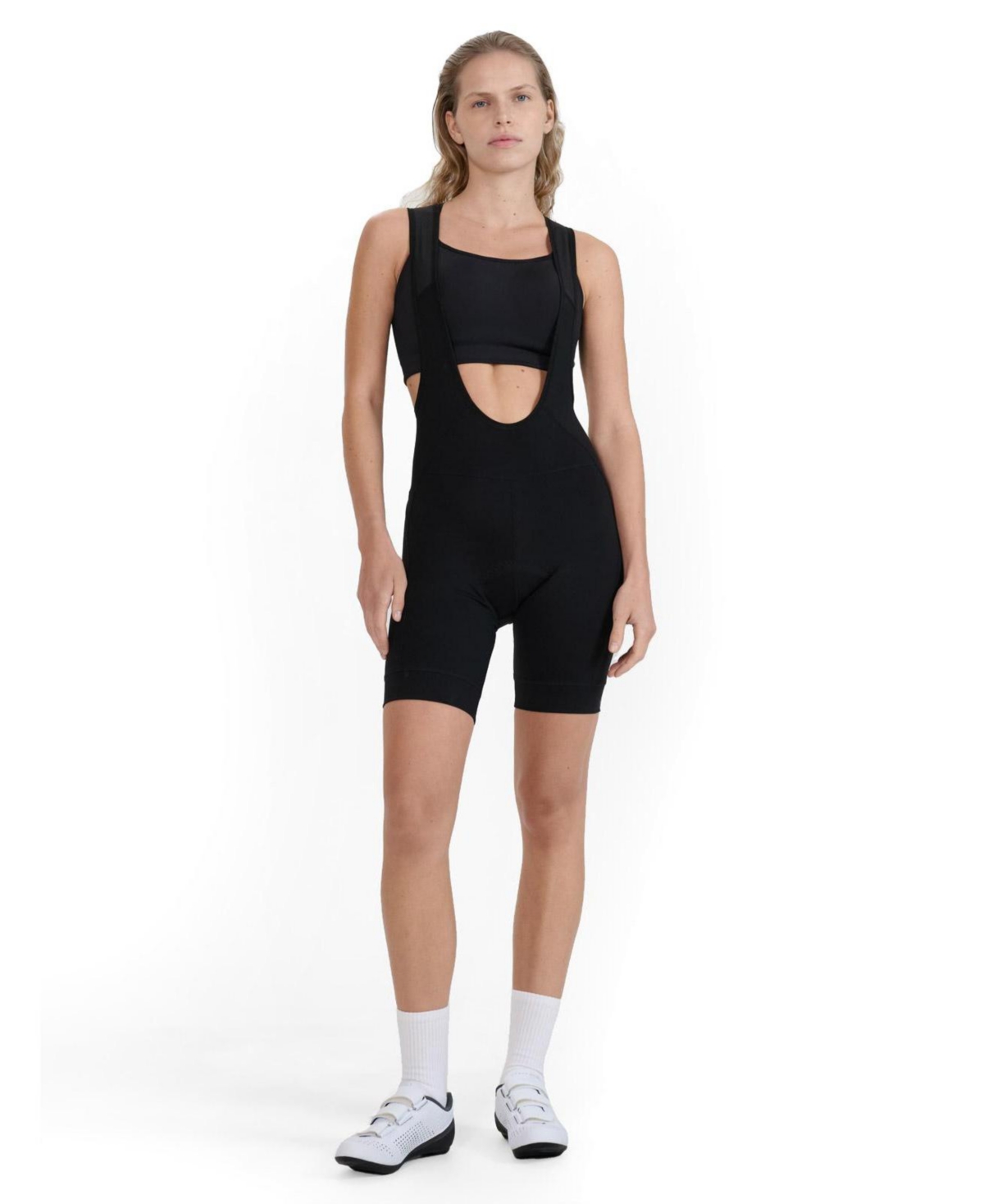 4F Women’s Short Cycling Leggings With Gel Padding And Suspenders – Deep black 4F Women’s Short Cycling Leggings With Gel Padding And Suspenders – Deep black