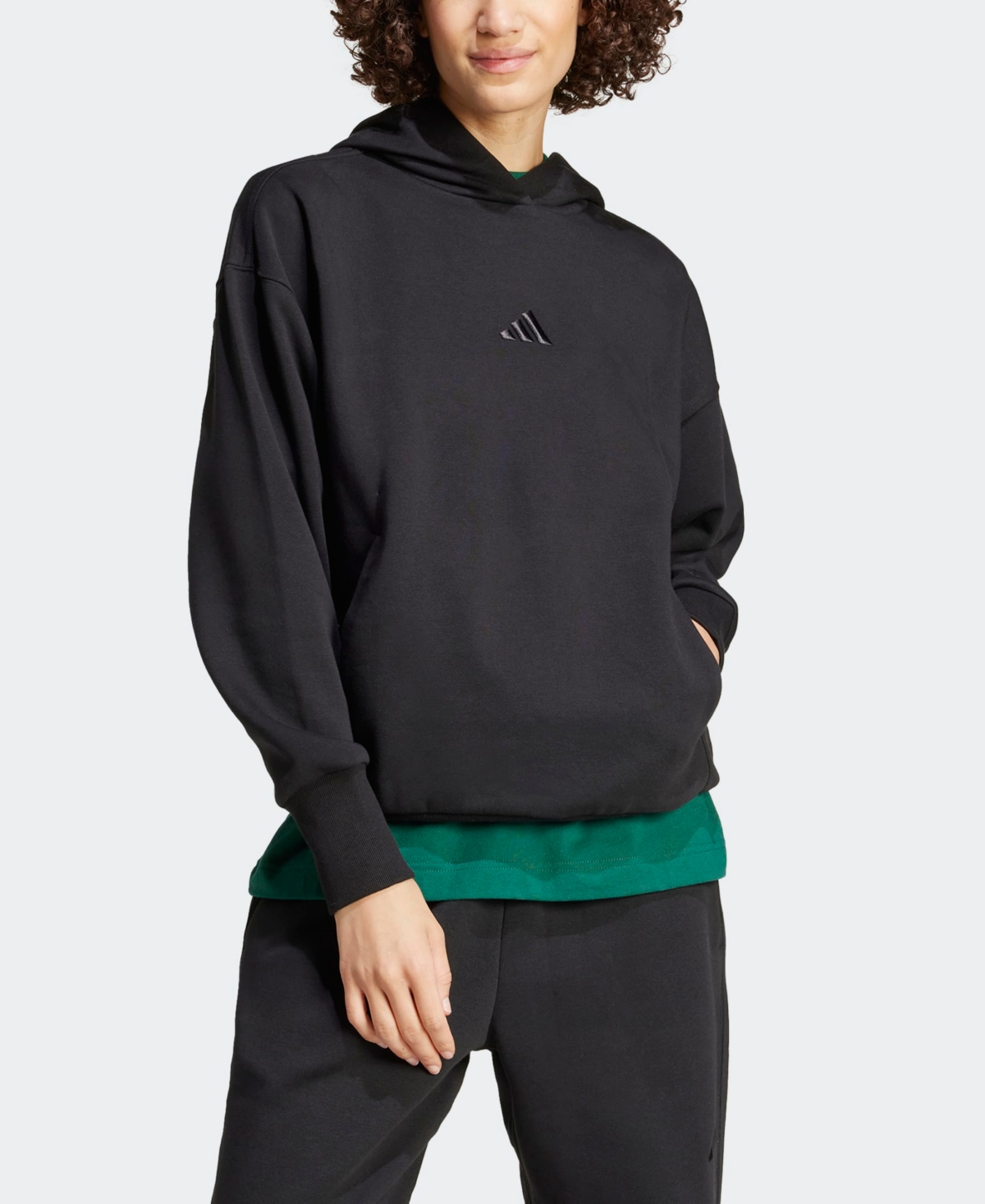 Adidas Women’s All Szn Fleece Boyfriend Hoodie – Black Adidas Women’s All Szn Fleece Boyfriend Hoodie – Black