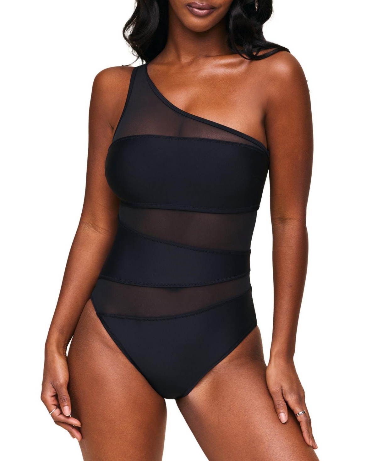 Adore Me Women’s Kimora Swimwear One Piece – Black