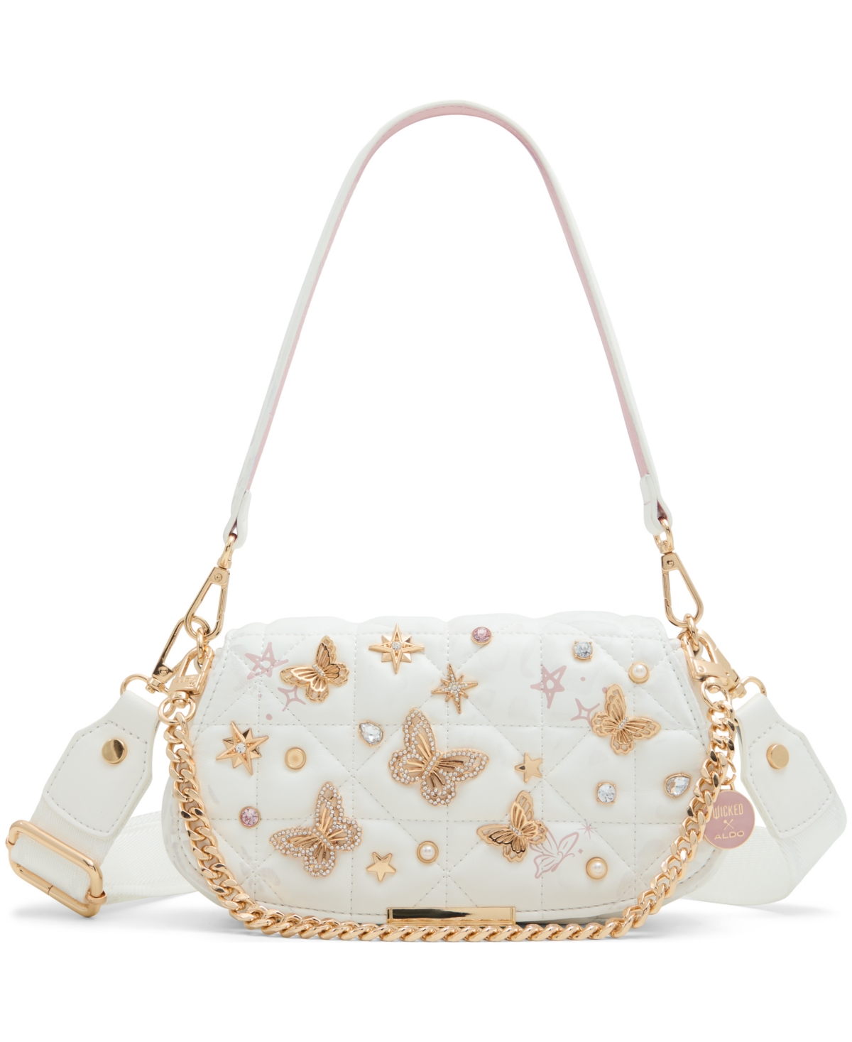 Aldo x Wicked Good News Glinda Medium Shoulder Bag – Pink Overflow