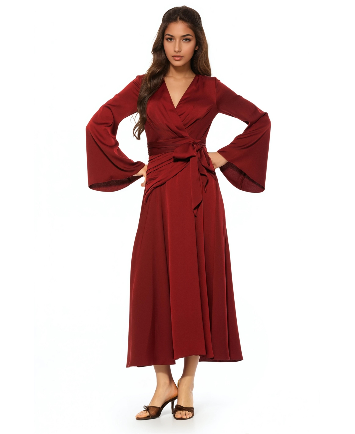 Alexia Admor Women’s Sage Dress – Burgundy
