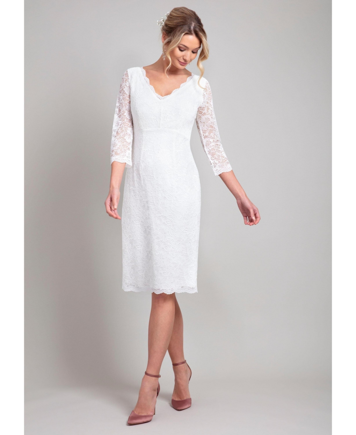 Alie Street London Women’s Anya Lace Dress (Ivory) – Ivory Alie Street London Women’s Anya Lace Dress (Ivory) – Ivory
