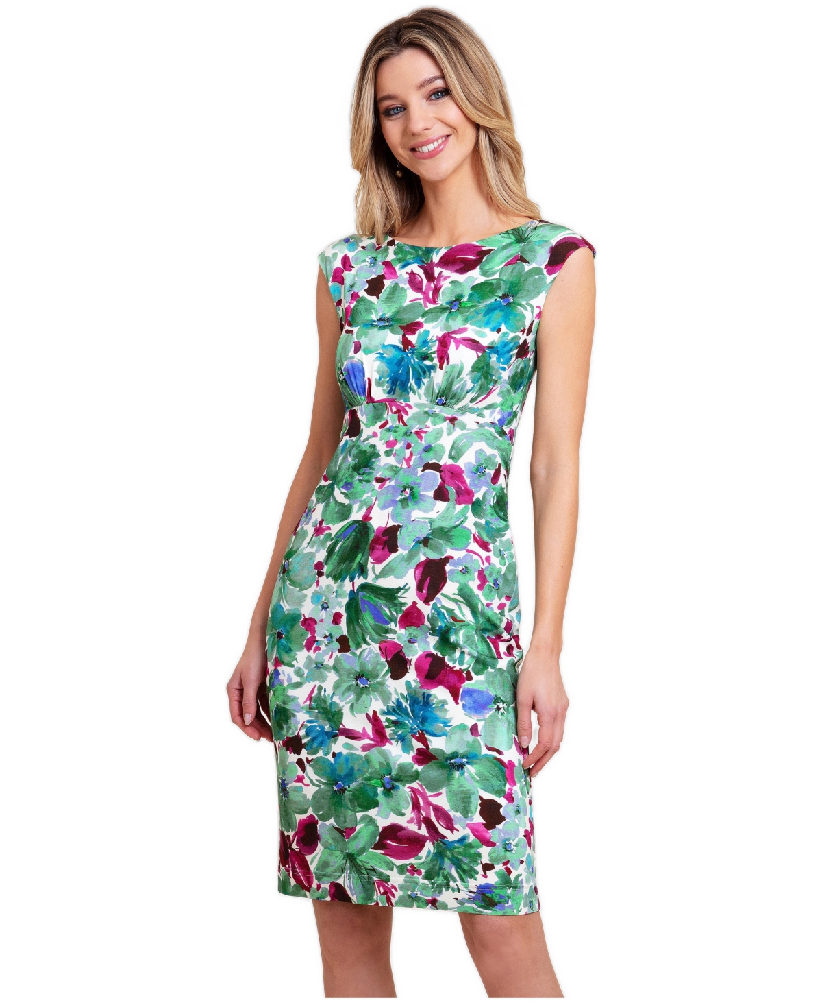 Alie Street London Women’s Pippa Shift Dress – Paradise green Alie Street London Women’s Pippa Shift Dress – Paradise green