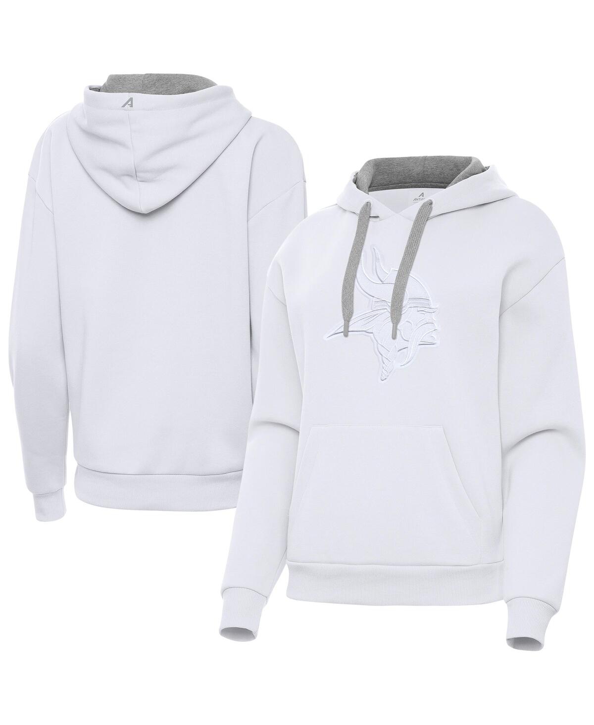 Antigua Women’s White Minnesota Vikings Victory Pullover Hoodie – White Antigua Women’s White Minnesota Vikings Victory Pullover Hoodie – White
