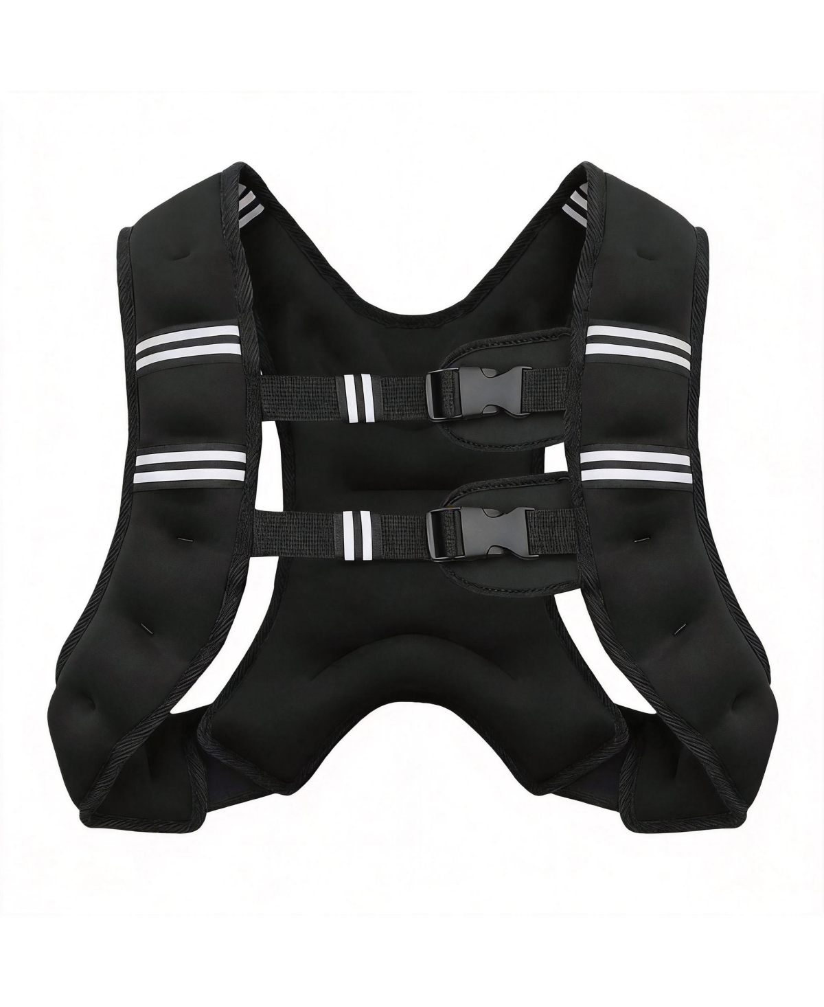 Aofar Weighted Vest Adjustable Reflective Strength Running Workout Jogging Walking – Black Aofar Weighted Vest Adjustable Reflective Strength Running Workout Jogging Walking – Black