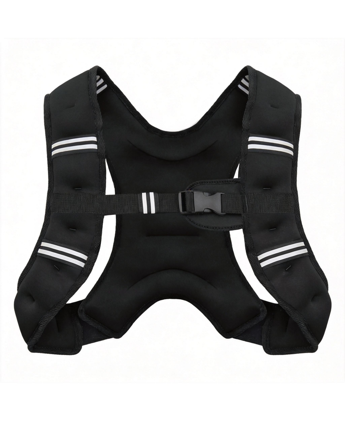 Aofar Weighted Vest Adjustable Reflective Strength Running Workout Jogging Walking – Black Aofar Weighted Vest Adjustable Reflective Strength Running Workout Jogging Walking – Black