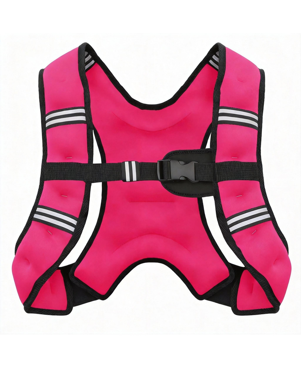 Aofar Weighted Vest Adjustable Reflective Strength Running Workout Jogging Walking – Pink Aofar Weighted Vest Adjustable Reflective Strength Running Workout Jogging Walking – Pink