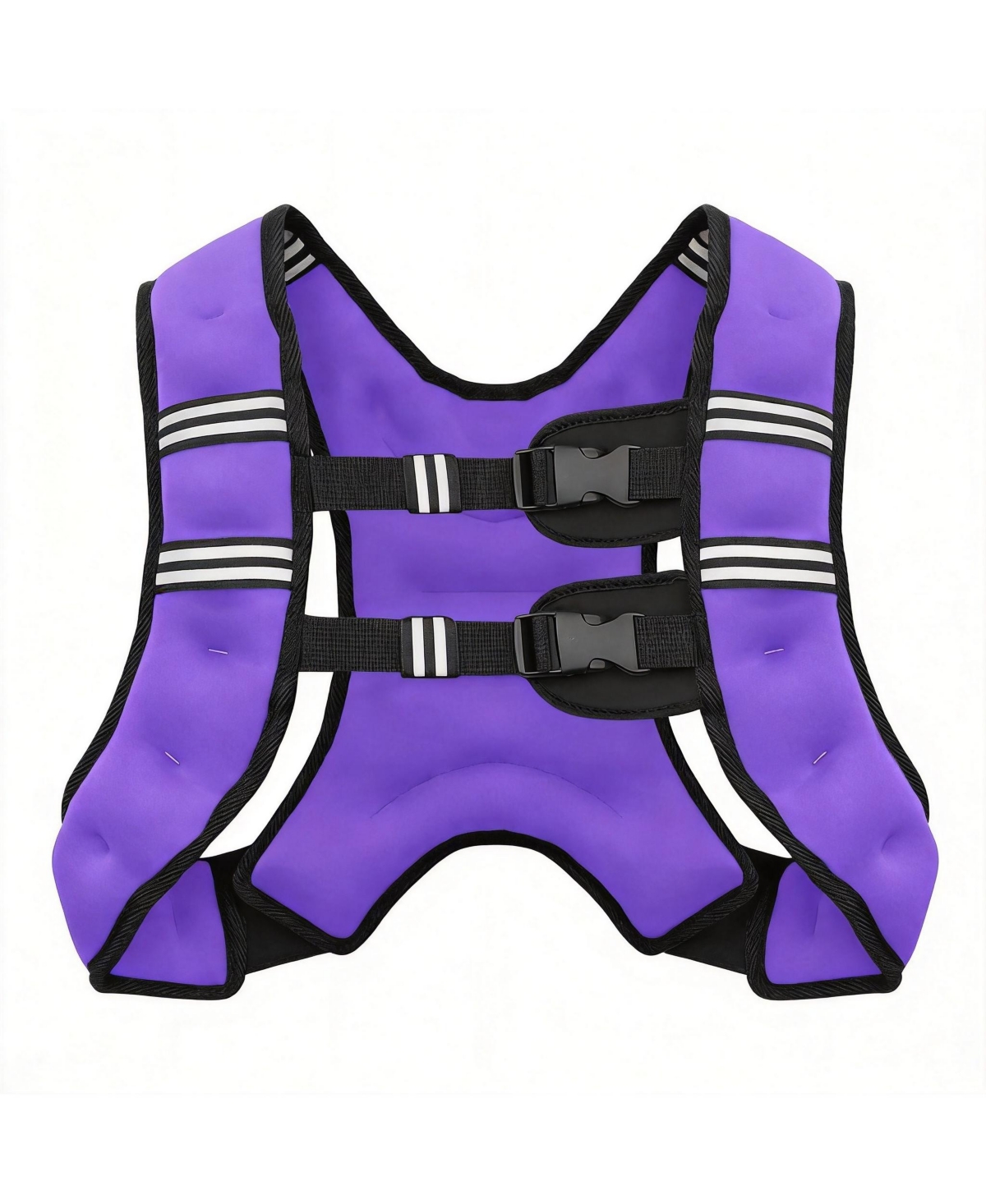 Aofar Weighted Vest Adjustable Reflective Strength Running Workout Jogging Walking – Purple