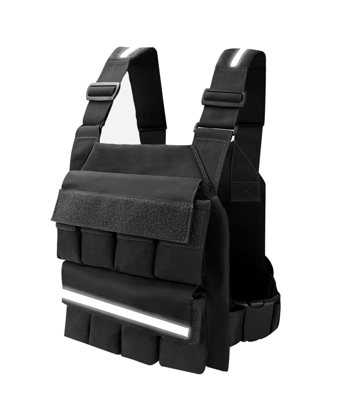 Aofar Weighted Vest Adjustable Rucking Running Crossfit Strength – Black Aofar Weighted Vest Adjustable Rucking Running Crossfit Strength – Black