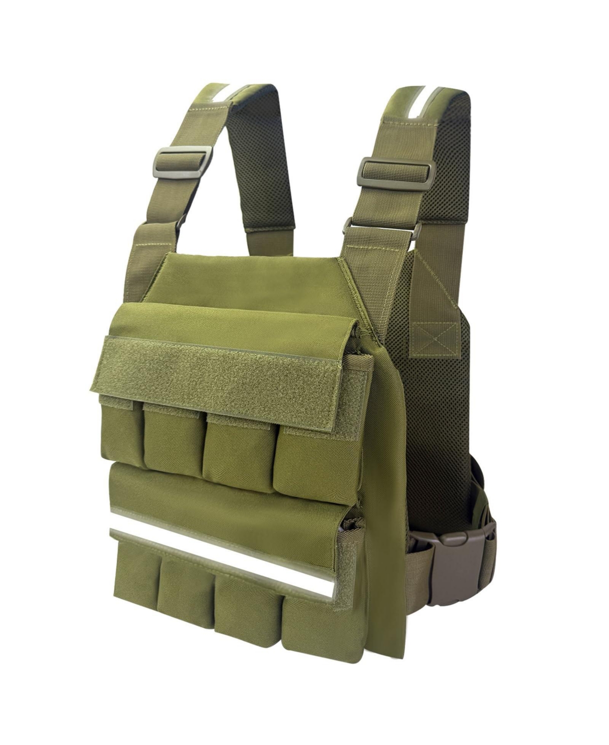 Aofar Weighted Vest Adjustable Rucking Running Crossfit Strength – Green Aofar Weighted Vest Adjustable Rucking Running Crossfit Strength – Green