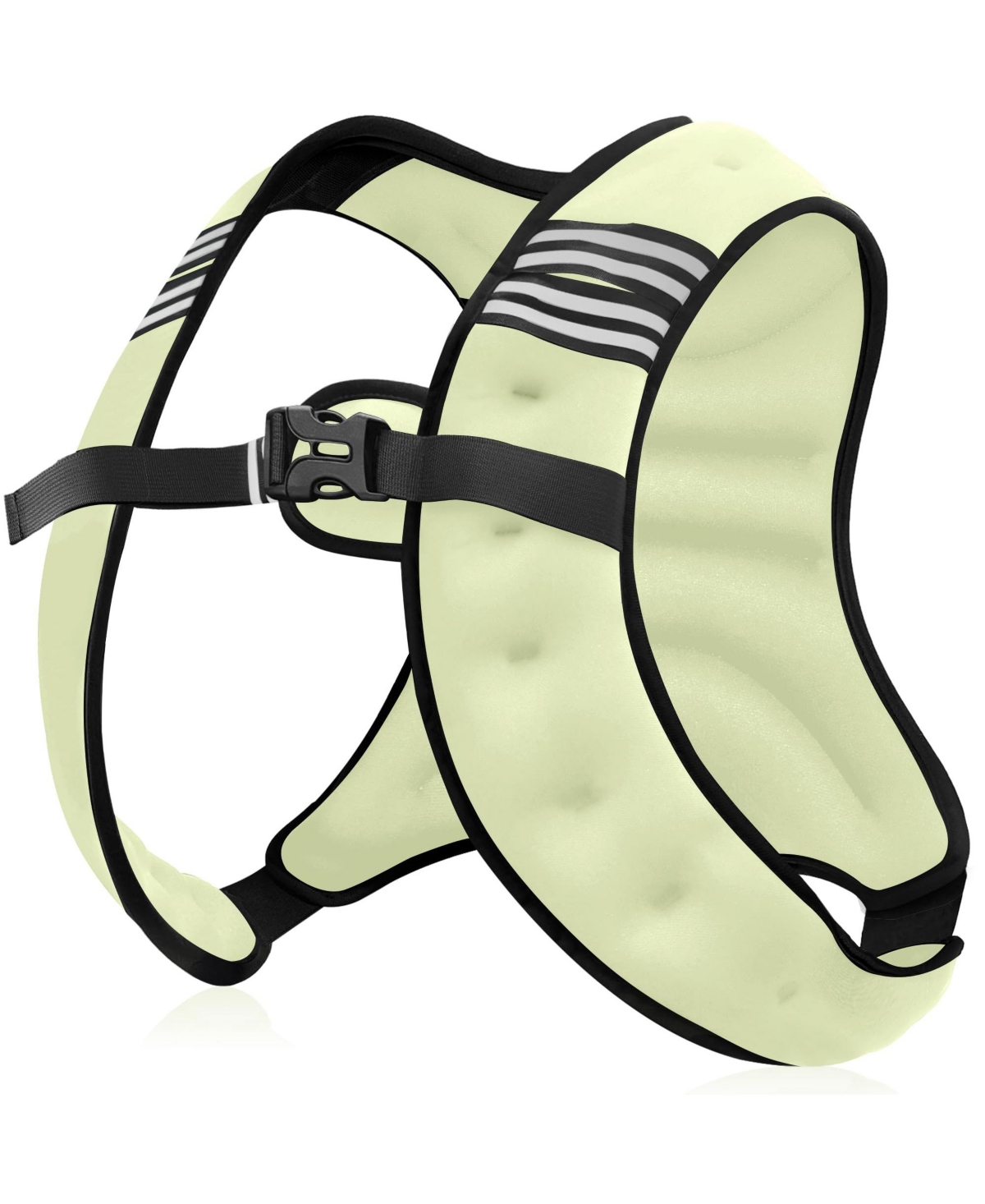 Aofar Weighted Vest Reflective Workout Running Walking – Pale green