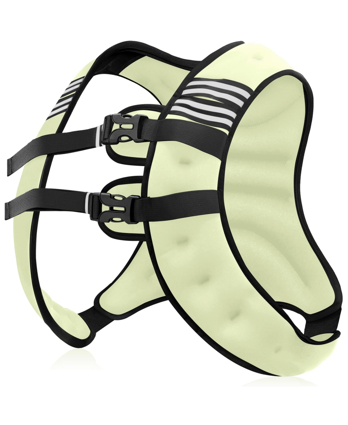 Aofar Weighted Vest Reflective Workout Running Walking – Pale green Aofar Weighted Vest Reflective Workout Running Walking – Pale green