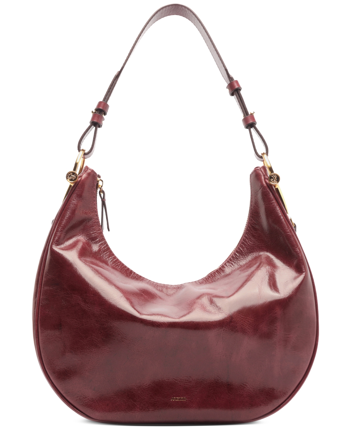 Arezzo Cora Large Leather Hobo Handbag – Fresh Ruby Arezzo Cora Large Leather Hobo Handbag – Fresh Ruby