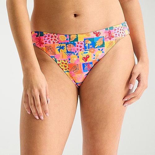 Arizona Womens Lined Tropical Juniors Cheeky Hipster Bikini Swimsuit Bottom, X-large, Multiple Colors Arizona Womens Lined Tropical Juniors Cheeky Hipster Bikini Swimsuit Bottom, X-large, Multiple Colors