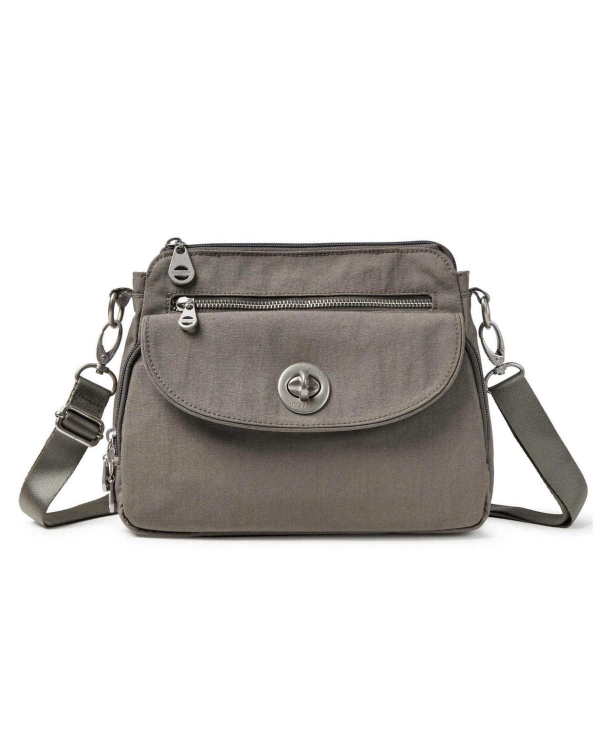 Baggallini Calais Crossbody Bag – Sterling Shimmer – Nylon