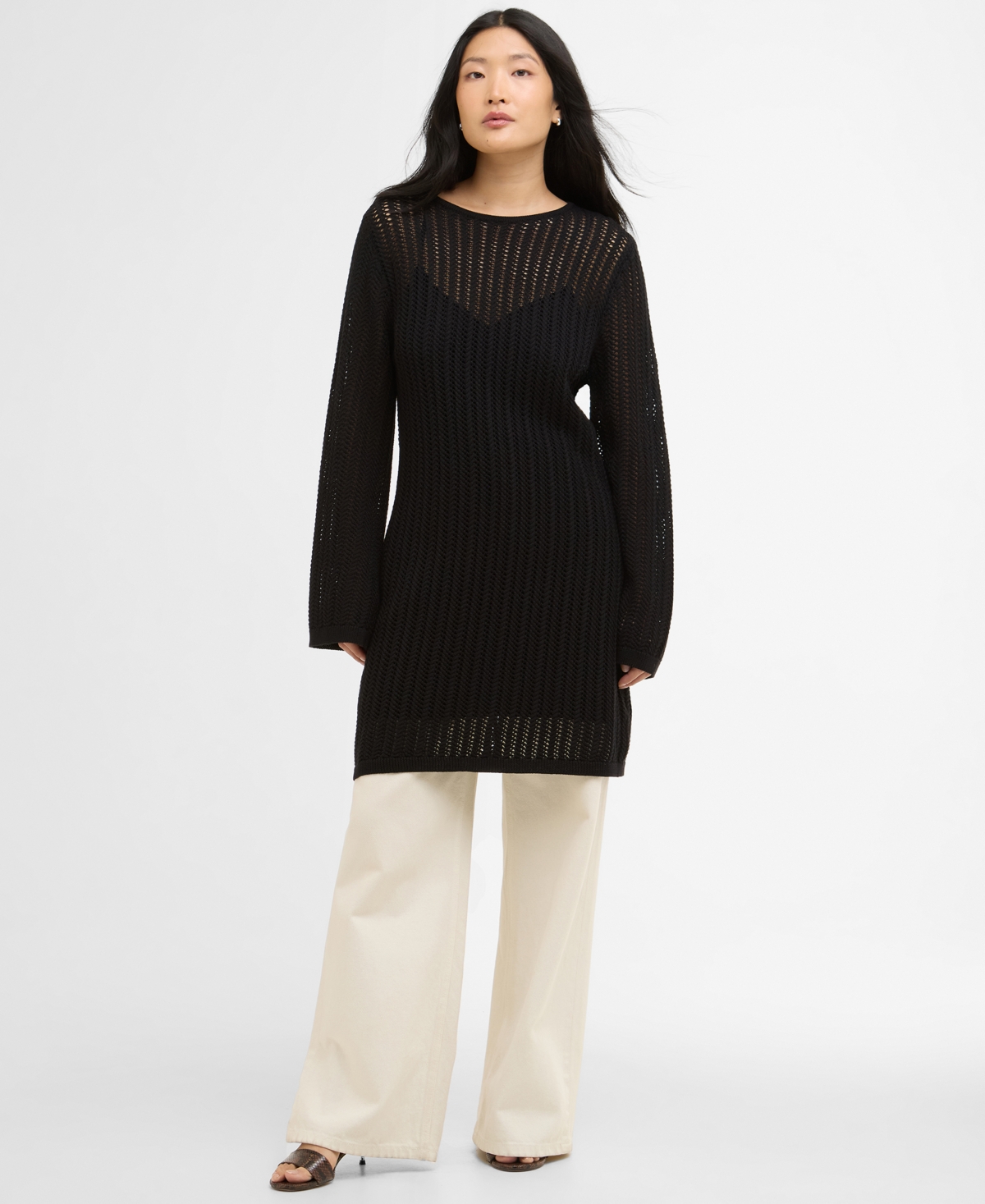 Barbour Women’s Daya Knitted Mini Dress – Black Barbour Women’s Daya Knitted Mini Dress – Black