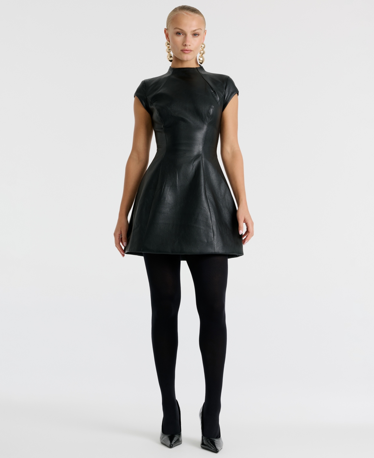 Bardot Women’s Delphi Mock Neck Mini Dress – Black Bardot Women’s Delphi Mock Neck Mini Dress – Black