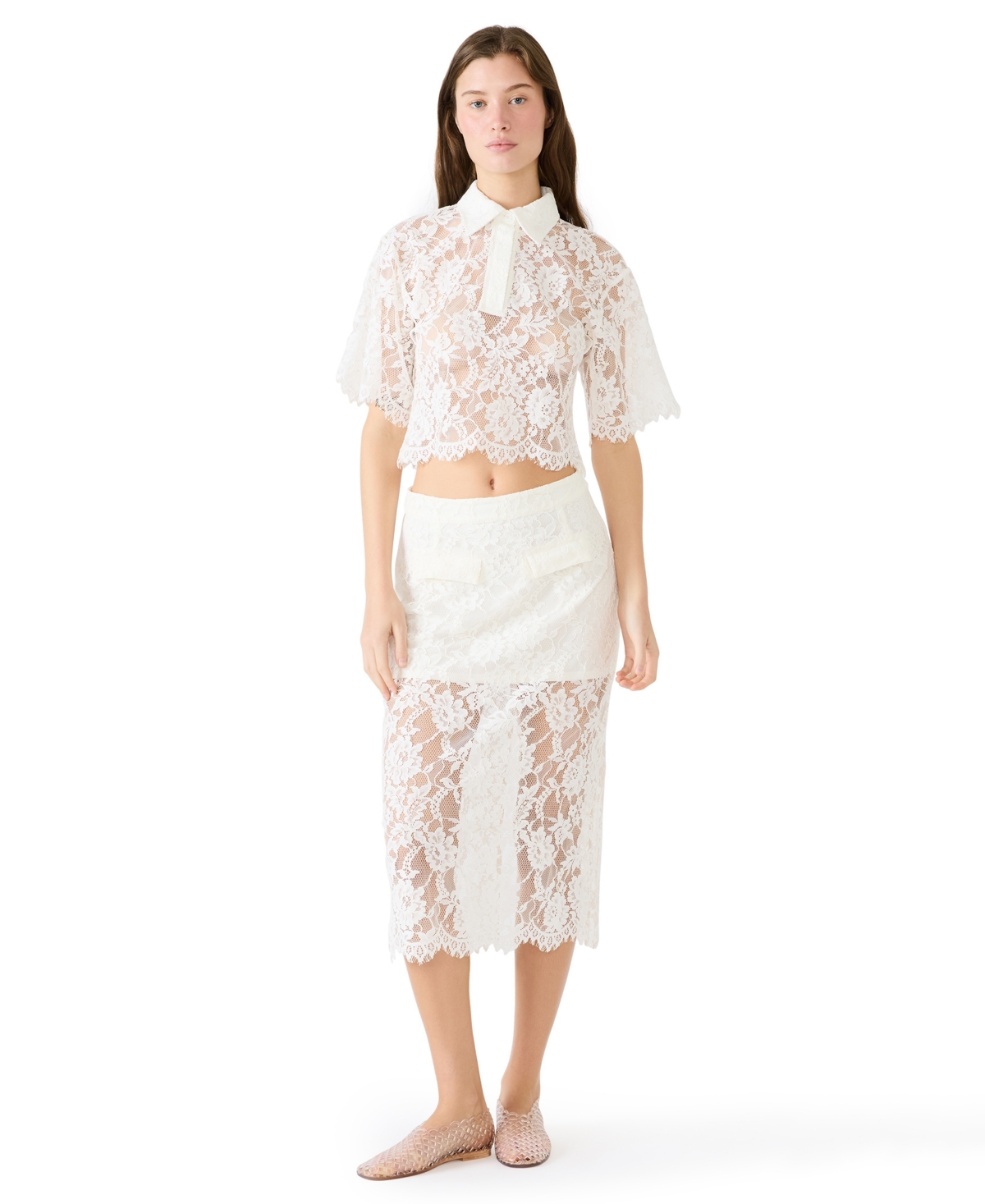 Bb Dakota Women’s Monette Calf Bodycon Skirt – Cloud Dancer Bb Dakota Women’s Monette Calf Bodycon Skirt – Cloud Dancer