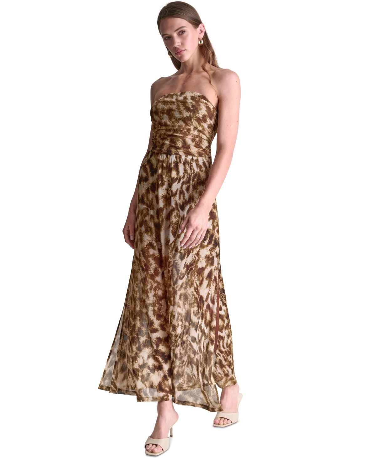 Bcbg Women’s Strapless Maxi Dress – Espresso Dusk Multi Bcbg Women’s Strapless Maxi Dress – Espresso Dusk Multi