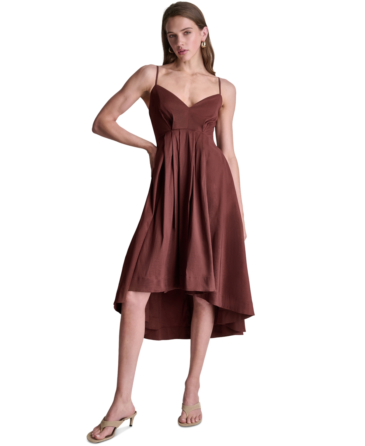 Bcbg Women’s Sweetheart Midi Dress – Espresso Dusk Bcbg Women’s Sweetheart Midi Dress – Espresso Dusk