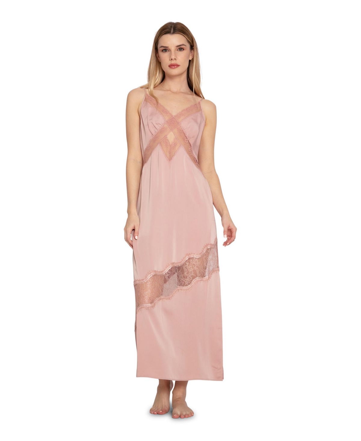 Belle & Bloom Women’s Heavenly Bodies Lace Slip Dress