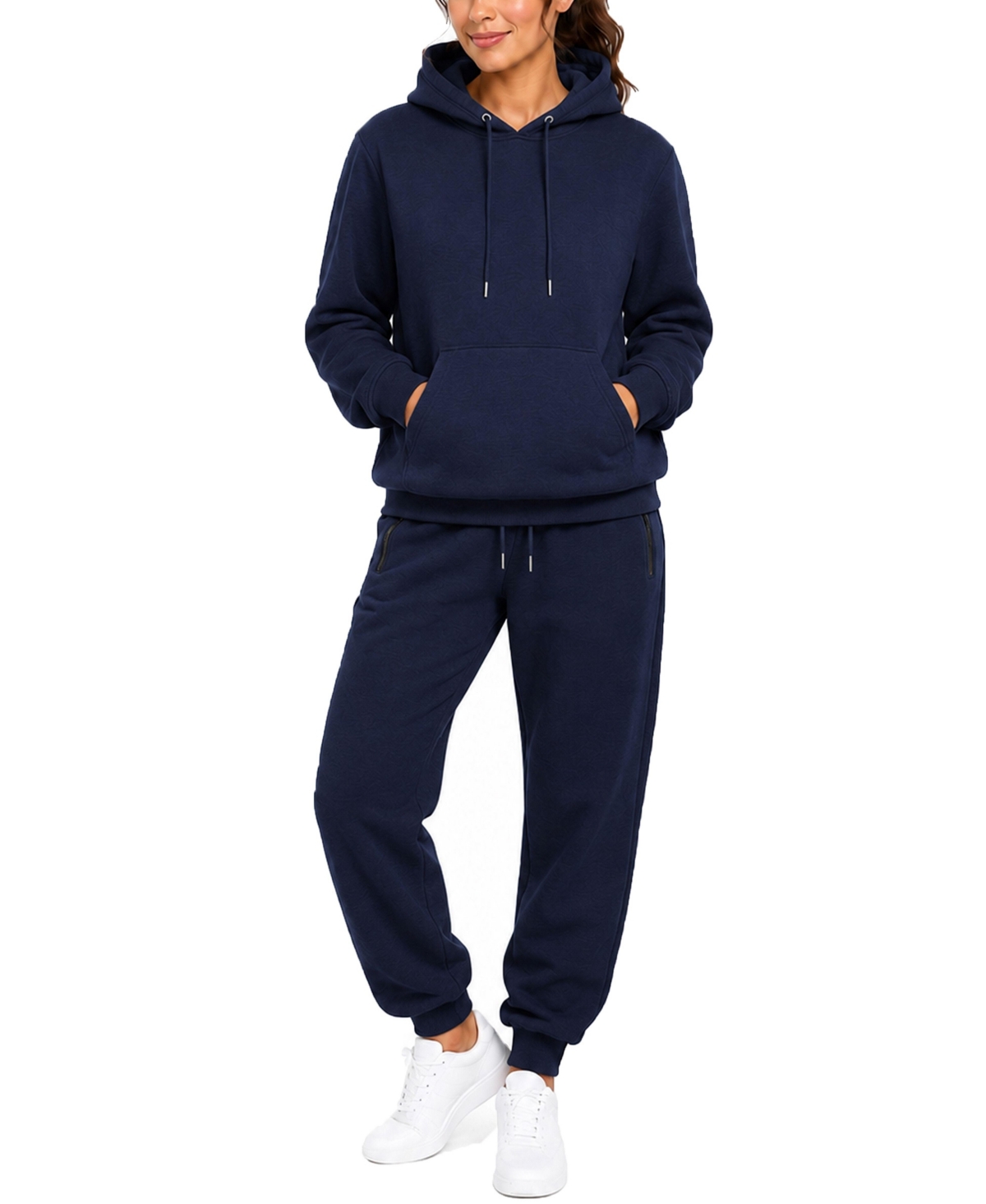Blu Rock Studio Jk Women’s Loose Fit Soft Fleece Cotton Blend Pullover Hoodie and Sweatpants Jogging Set – Navy Blu Rock Studio Jk Women’s Loose Fit Soft Fleece Cotton Blend Pullover Hoodie and Sweatpants Jogging Set – Navy