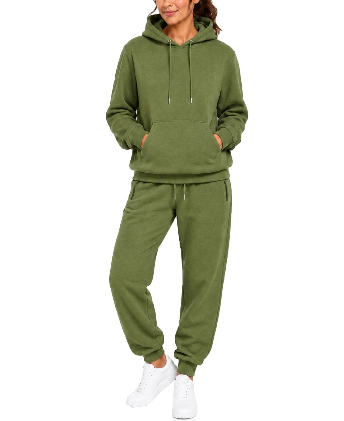 Blu Rock Studio Jk Women’s Loose Fit Soft Fleece Cotton Blend Pullover Hoodie and Sweatpants Jogging Set – Olive Blu Rock Studio Jk Women’s Loose Fit Soft Fleece Cotton Blend Pullover Hoodie and Sweatpants Jogging Set – Olive