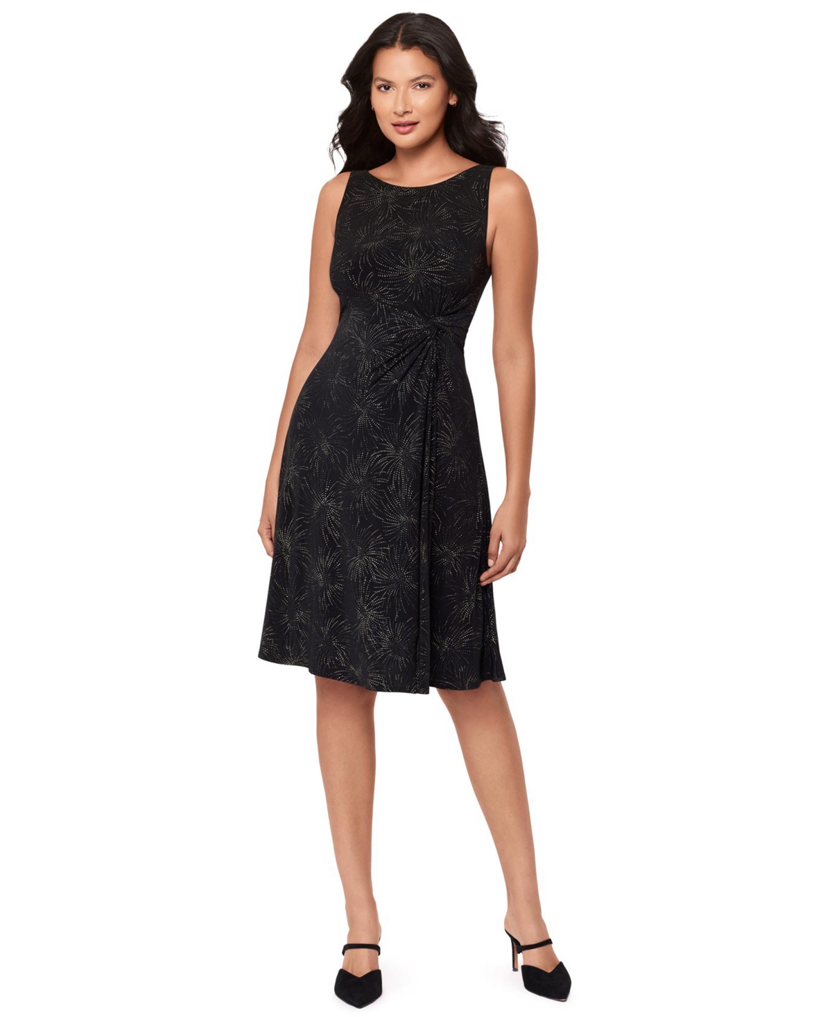 Body by Miraclesuit Women’s Skylights Starburst-Print Round Neck Midi Dress – Skylights Body by Miraclesuit Women’s Skylights Starburst-Print Round Neck Midi Dress – Skylights