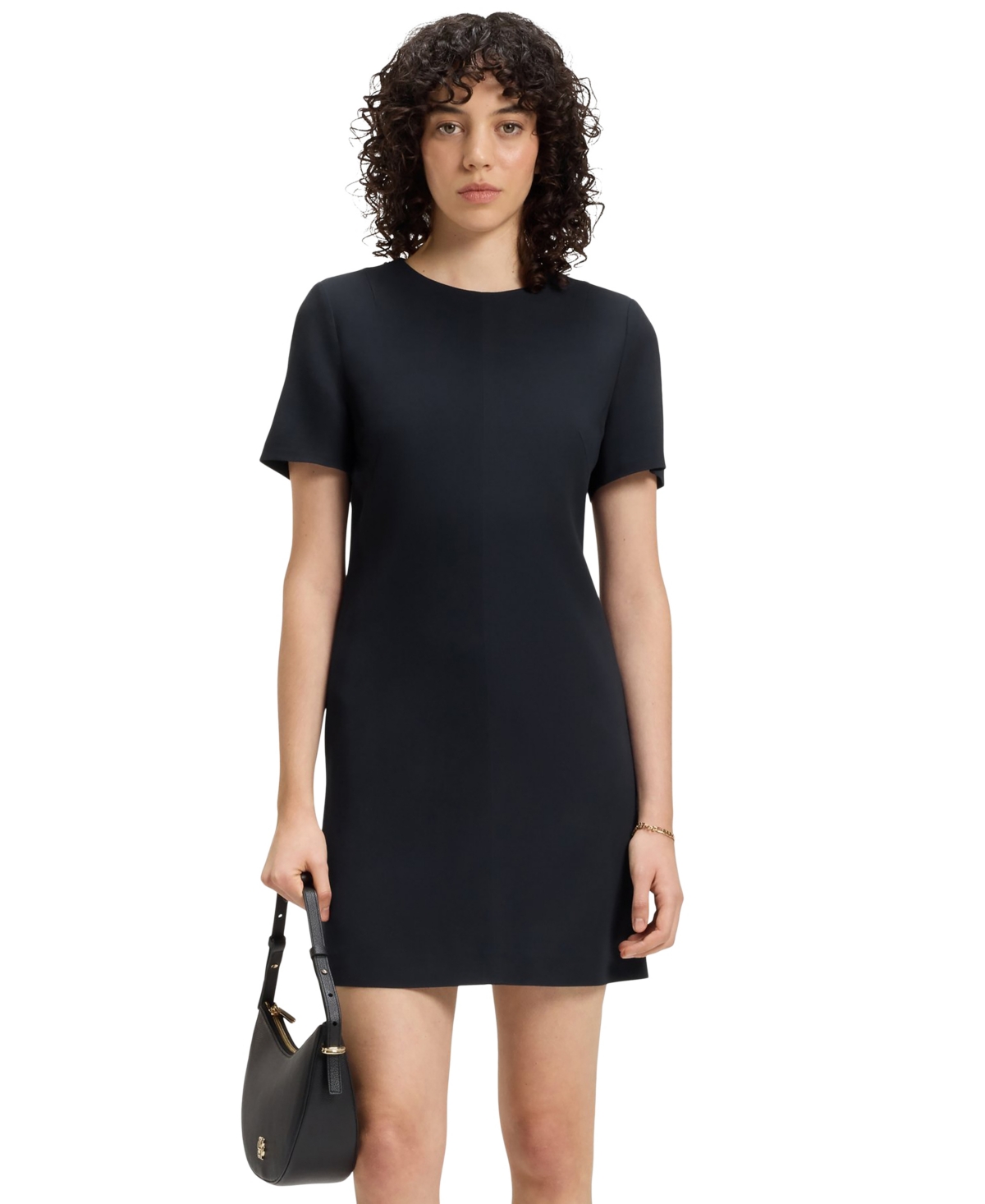 Boss by Hugo Boss Women’s Soft Crepe Shift Dress – Dark Blue Boss by Hugo Boss Women’s Soft Crepe Shift Dress – Dark Blue