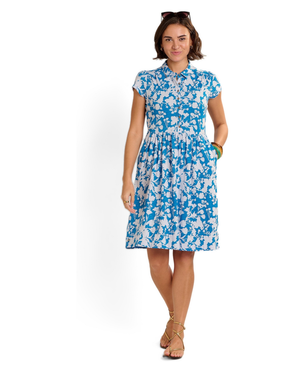Brakeburn Women’s Andriana Dress – Blue Brakeburn Women’s Andriana Dress – Blue