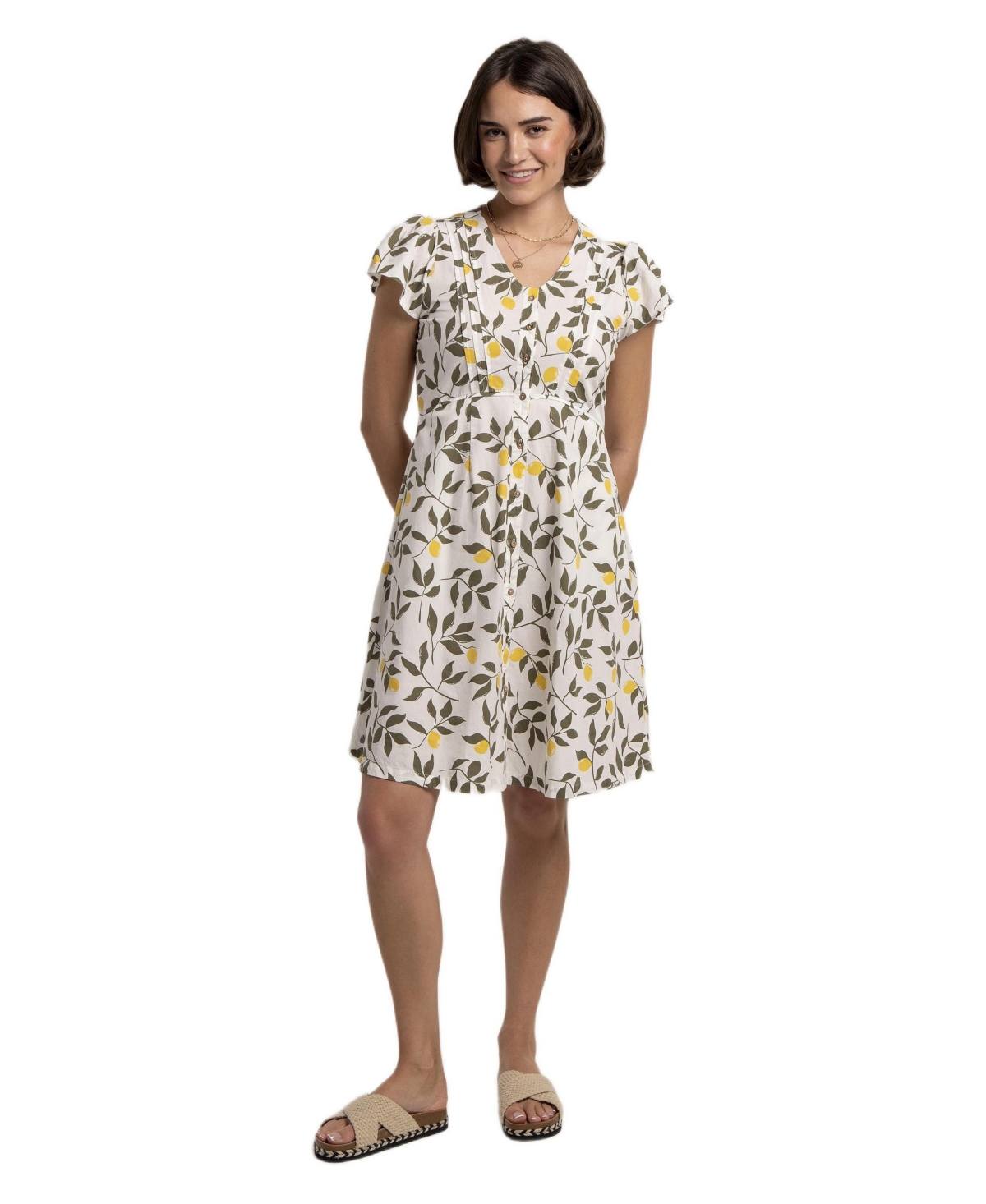 Brakeburn Women’s Renata Dress – Cream