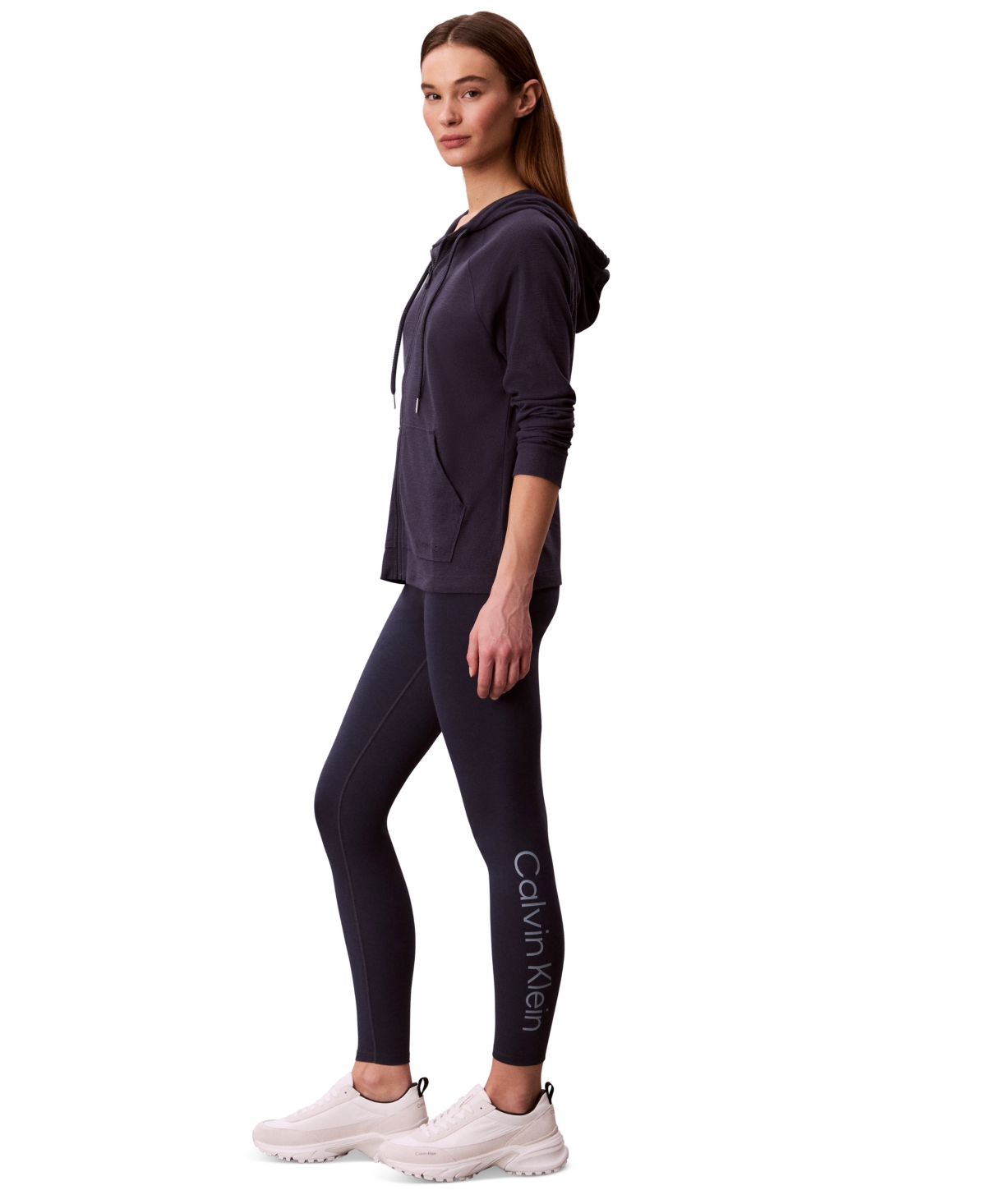 Calvin Klein Performance Women’s High Rise Icon Sport Leggings – Blue Nights