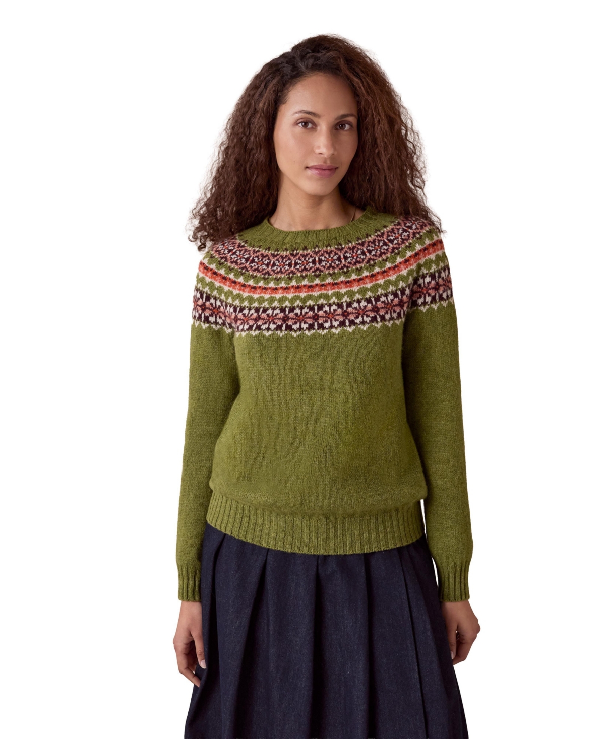 Celtic & Co. Women’s Highlands Crew Neck Sweater – Clover green Celtic & Co. Women’s Highlands Crew Neck Sweater – Clover green
