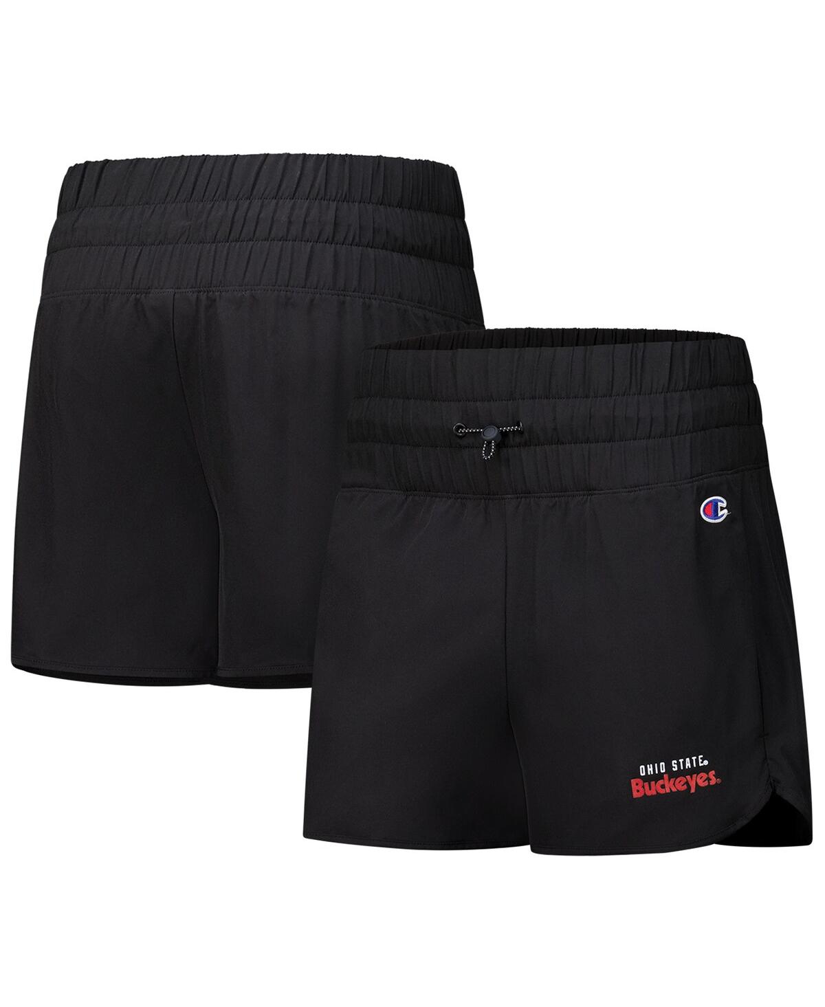 Champion Women’s Black Ohio State Buckeyes Tailgate Her Woven Shorts – Black Champion Women’s Black Ohio State Buckeyes Tailgate Her Woven Shorts – Black