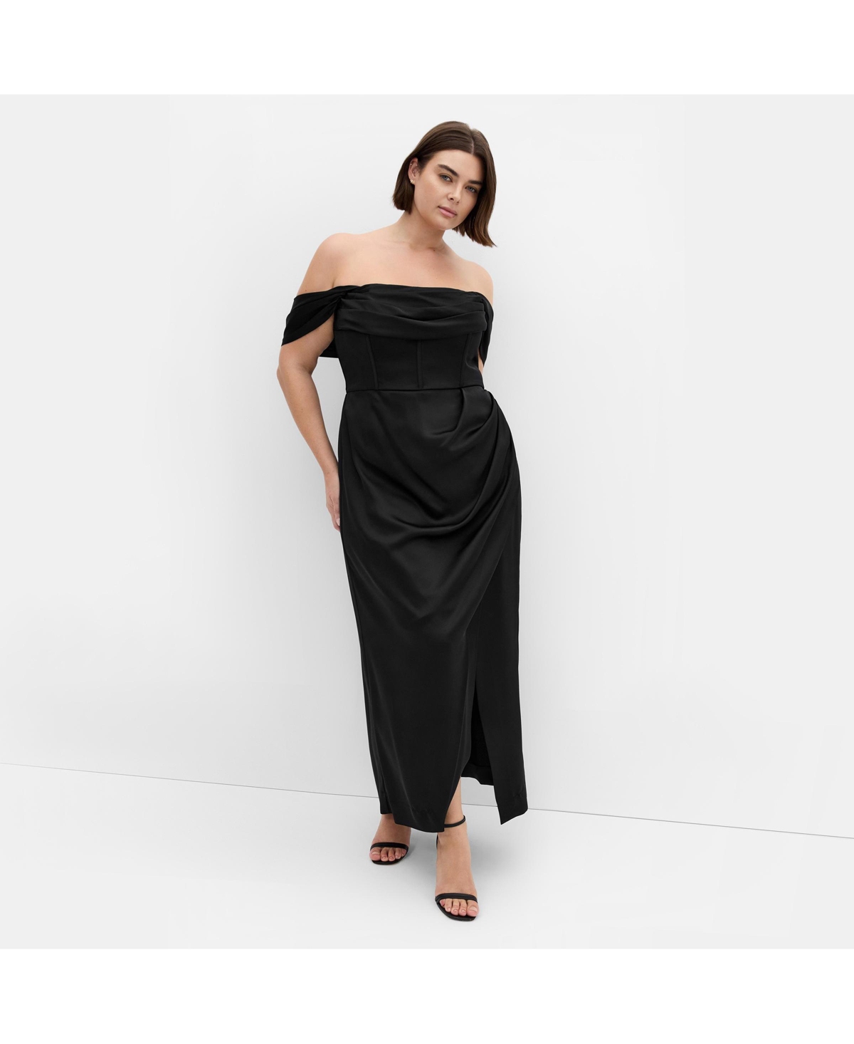 City Chic Women’s Forbidden Love Maxi Dress – Black City Chic Women’s Forbidden Love Maxi Dress – Black