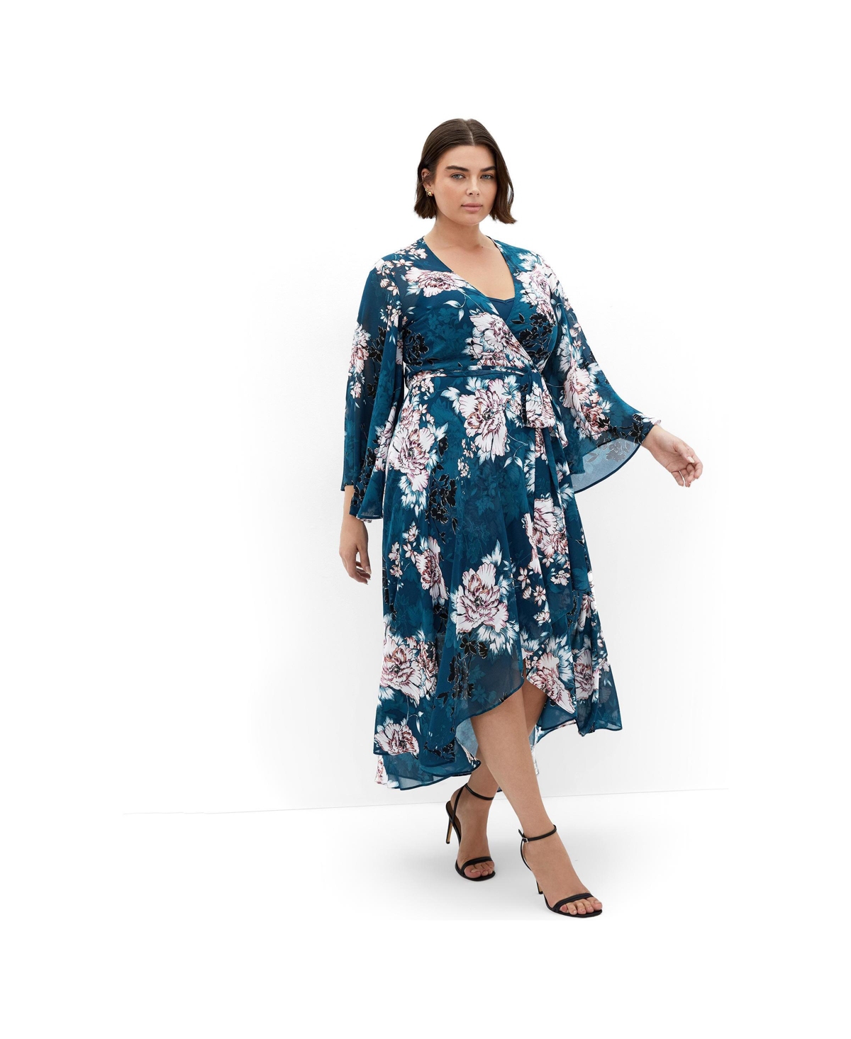 City Chic Women’s Jade Blossom Long Sleeve Maxi Dress – Jade blossom City Chic Women’s Jade Blossom Long Sleeve Maxi Dress – Jade blossom