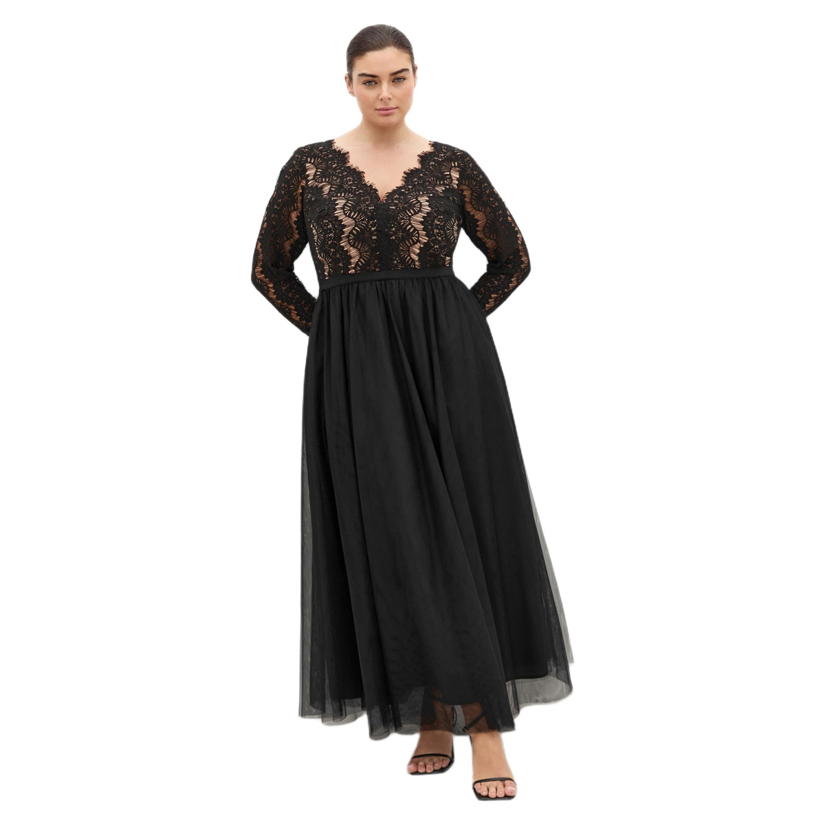 City Chic Women’s Rare Beauty Maxi Dress – Black City Chic Women’s Rare Beauty Maxi Dress – Black