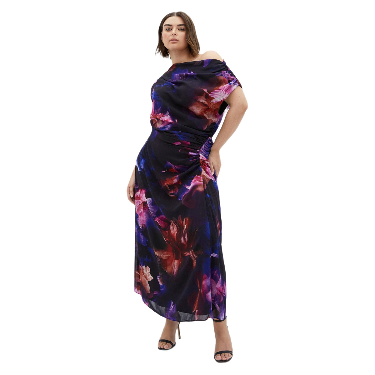 City Chic Women’s Vivid Print Maxi Dress – Vivid floral City Chic Women’s Vivid Print Maxi Dress – Vivid floral