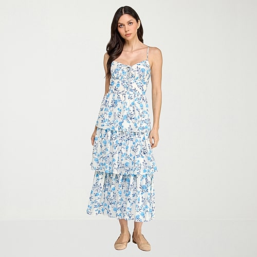 City Triangle Womens Juniors V Neck Sleeveless A-Line Dress, Medium, Blue City Triangle Womens Juniors V Neck Sleeveless A-Line Dress, Medium, Blue