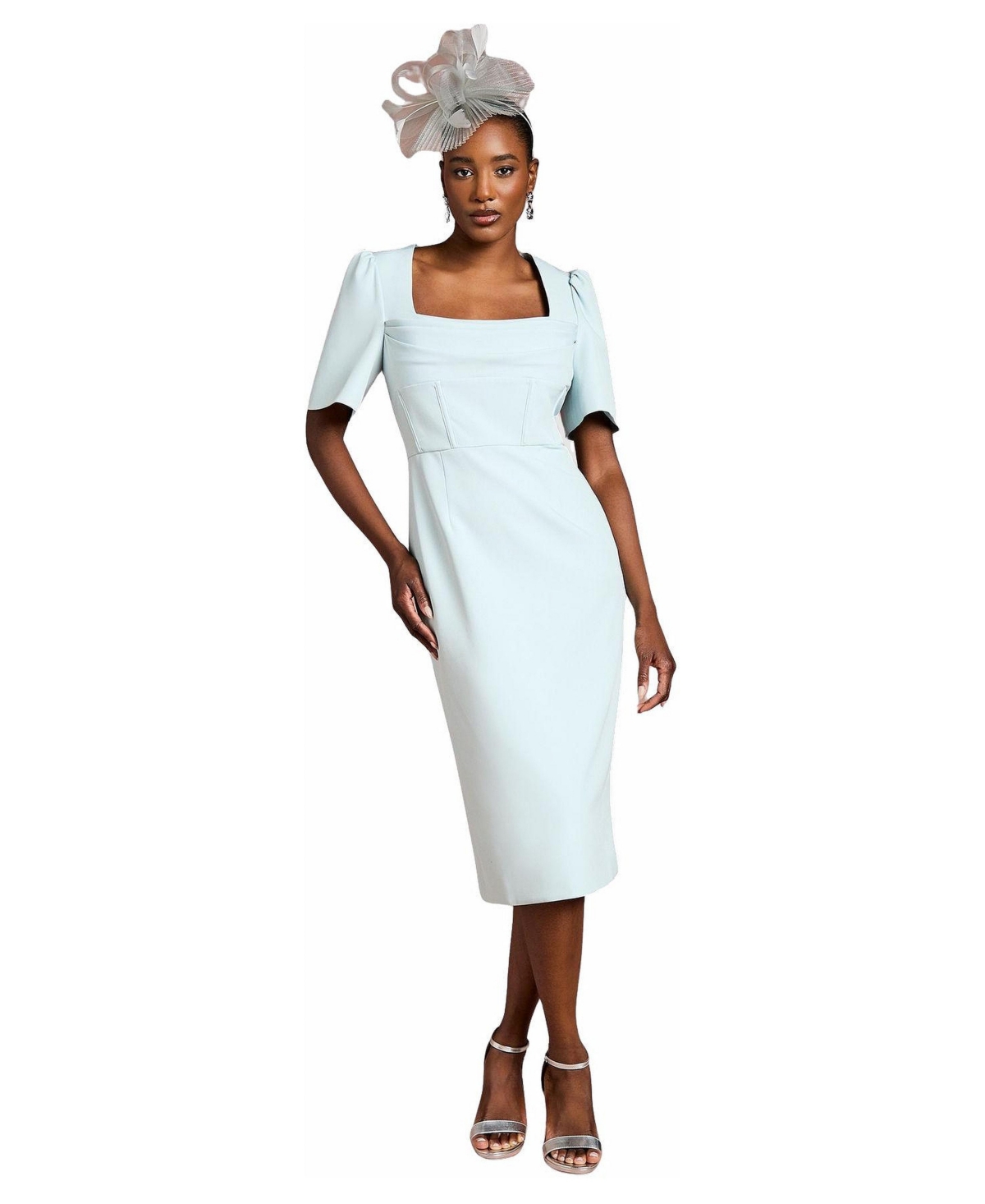 Coast Women’s Corset Pencil Dress – Duck egg Coast Women’s Corset Pencil Dress – Duck egg