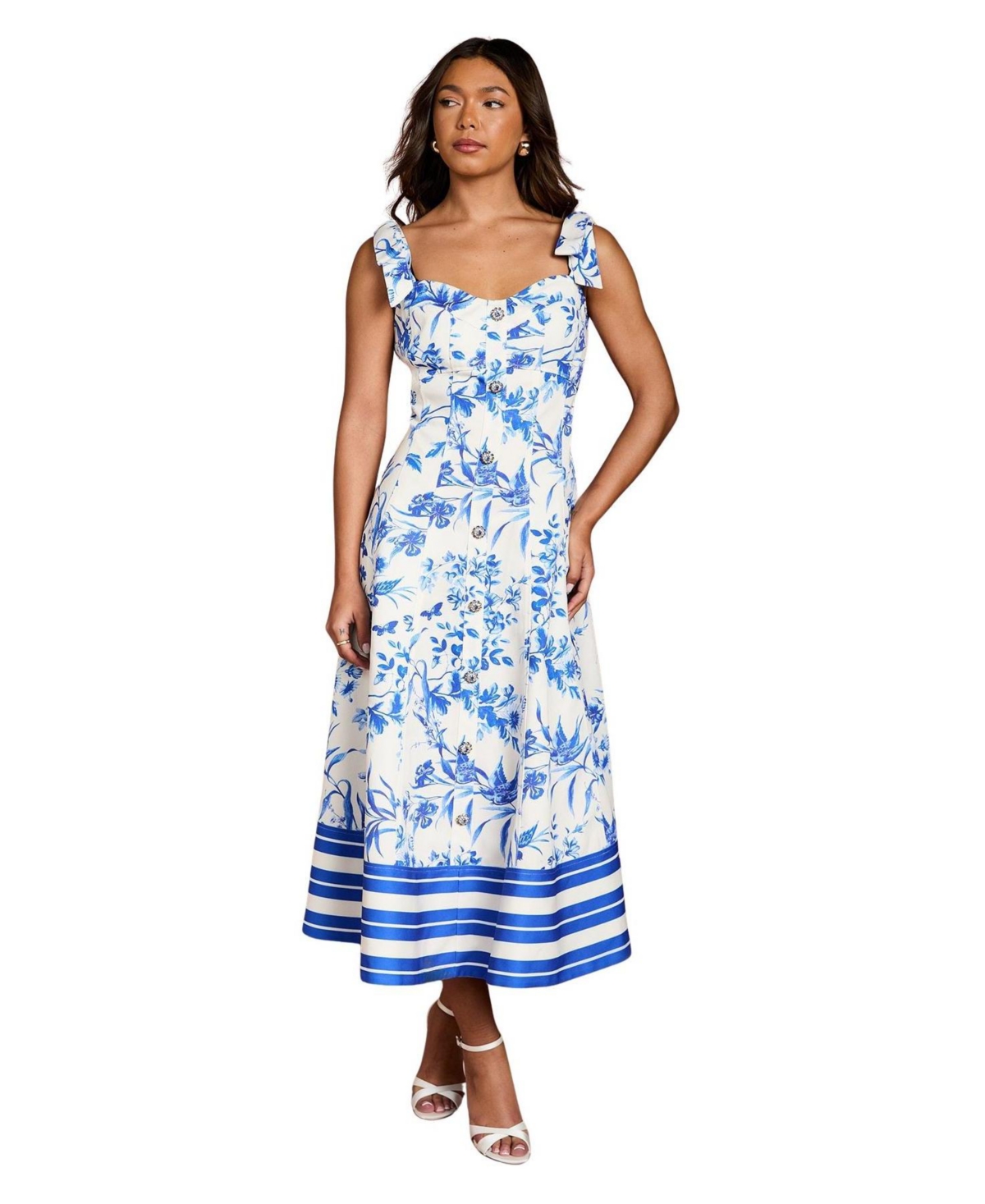 Coast Women’s Fit And Flare Midi Dress – Ivory Coast Women’s Fit And Flare Midi Dress – Ivory