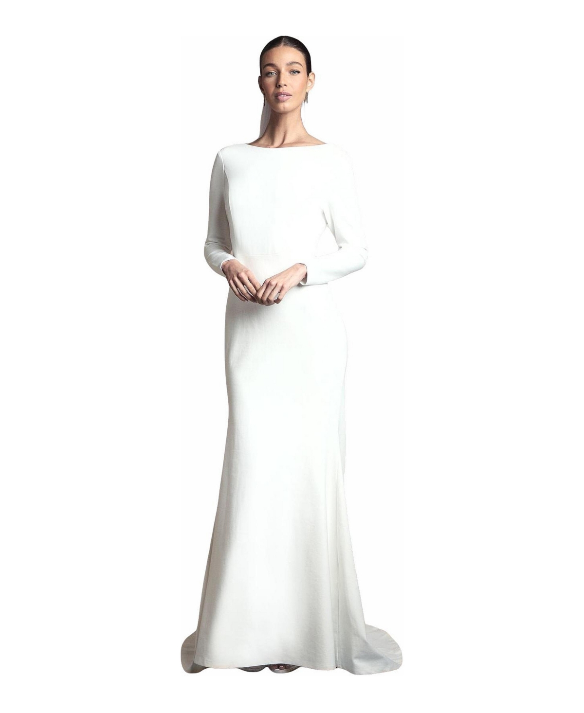 Coast Women’s Slash Neck Maxi Dress – Ivory